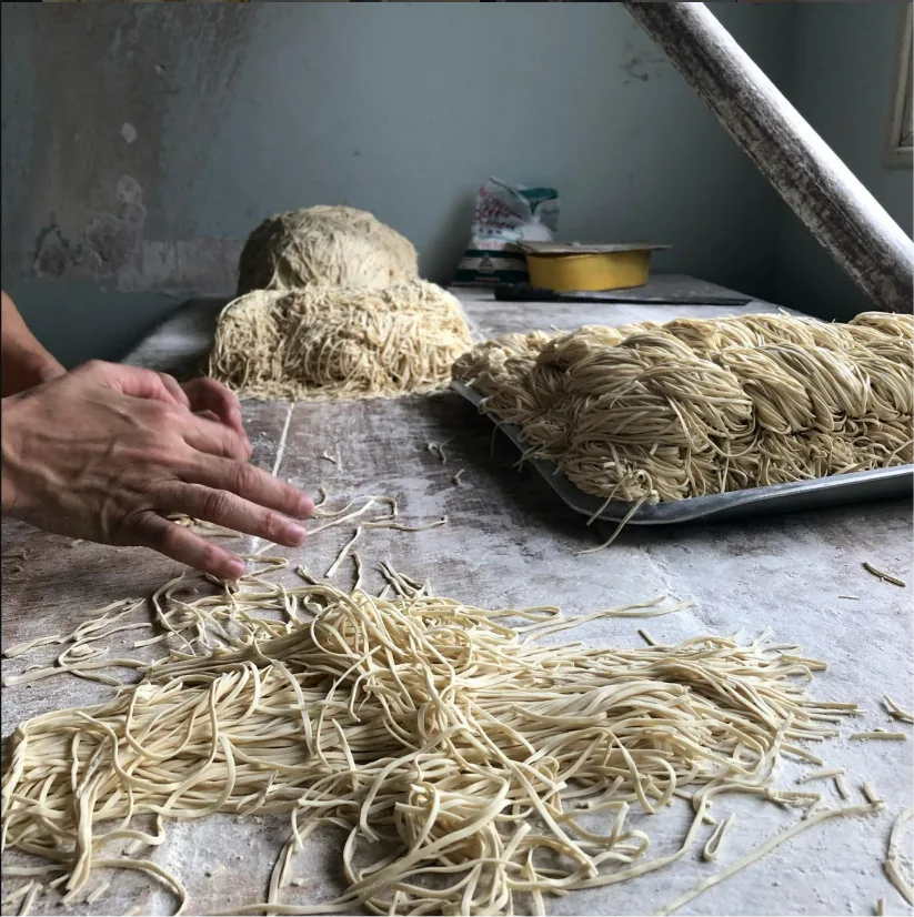 木棍压面